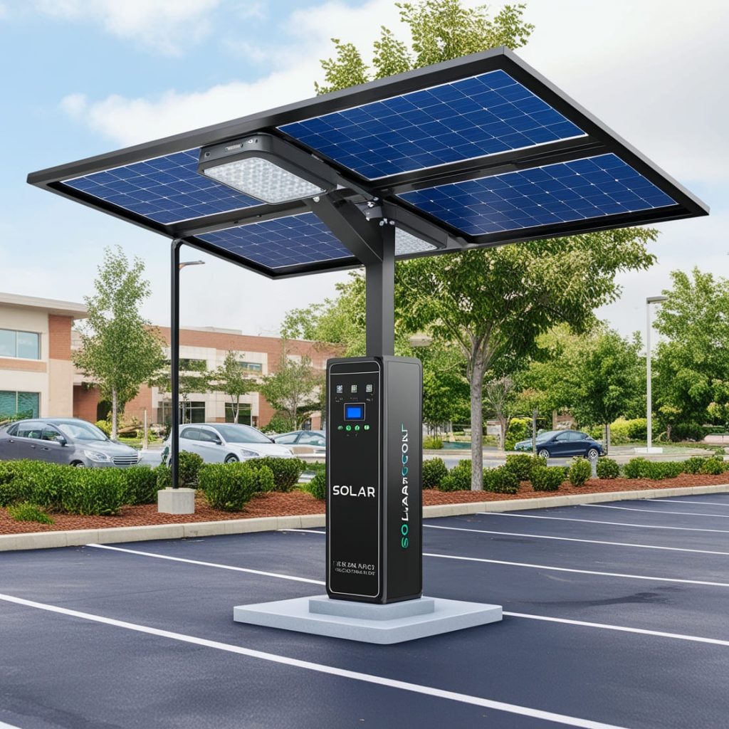 marquesina solar compacta para parking