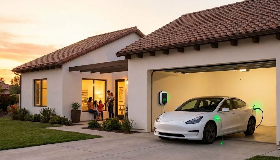 Carga tu vehículo eléctrico en casa